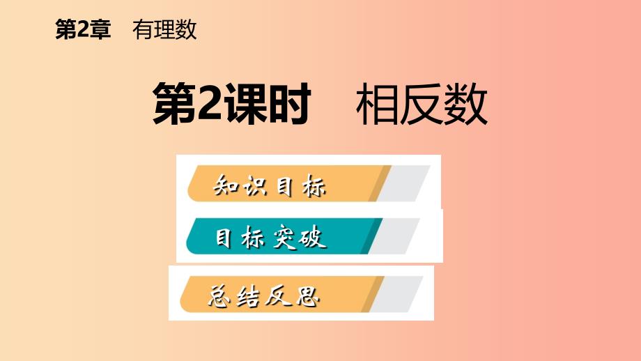 2019年秋七年级数学上册第二章有理数2.4绝对值与相反数2.4.2相反数导学课件新版苏科版.ppt_第2页