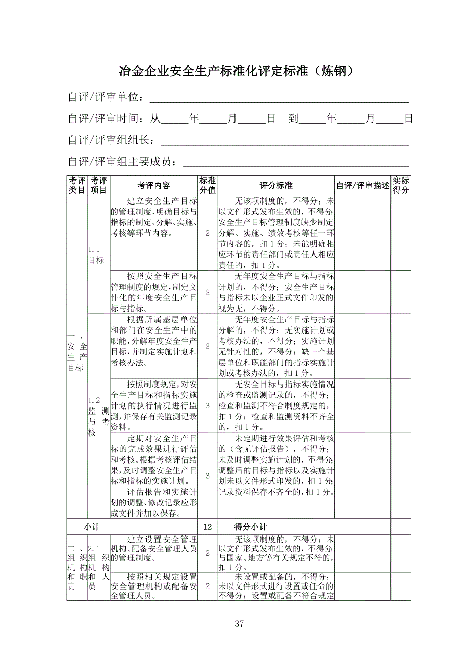 冶金企业安全生产标准化评定标准(炼钢)_第3页