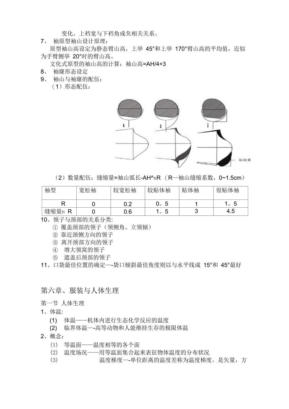 服装工效学重点_第5页