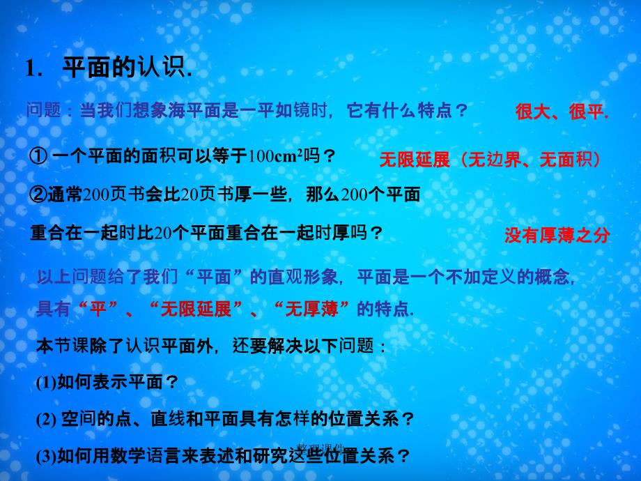 201x年高中数学1.2.1平面的基本性质1苏教版必修_第4页