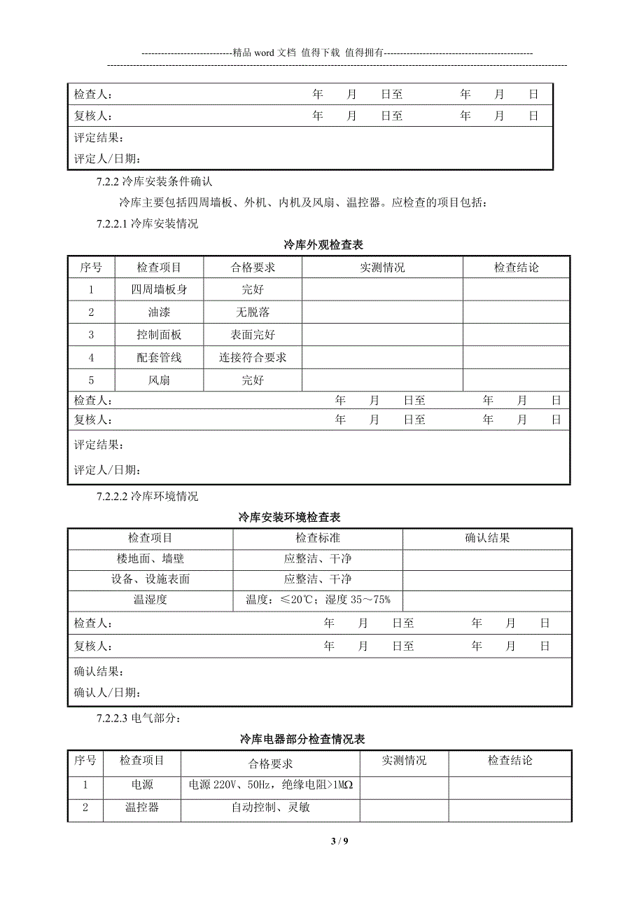 冷库温湿度及调控系统验证方案0917_第3页