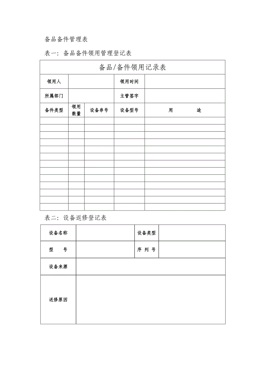 备品备件管理办法_第2页