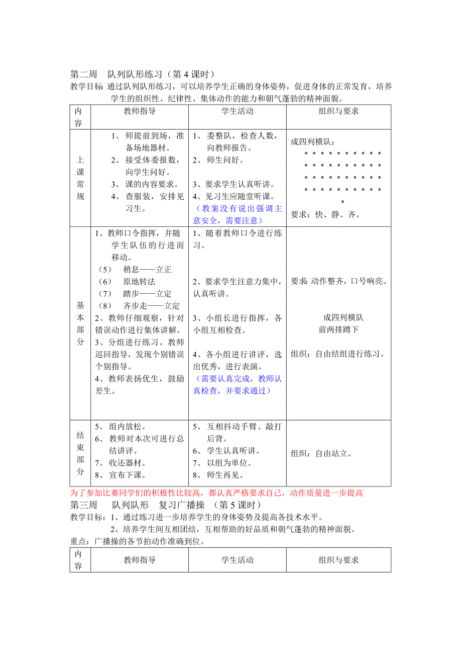 初中八年级体育课教案全集教案_第4页