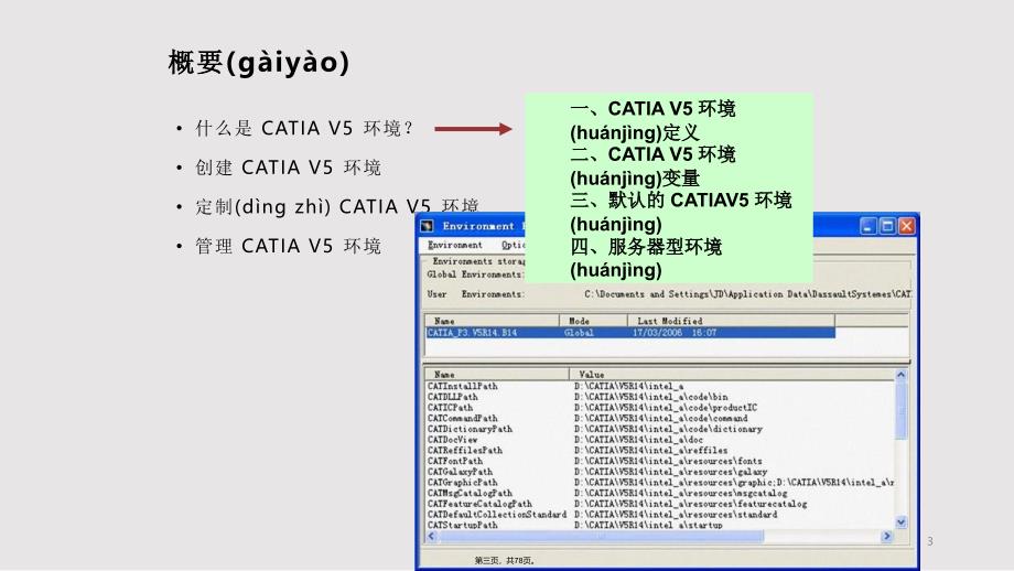 CATIA环境的设置与管理实用教案_第3页