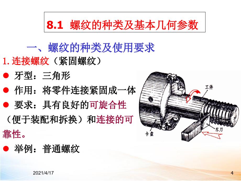 螺纹的互换性及检测教学课件_第4页