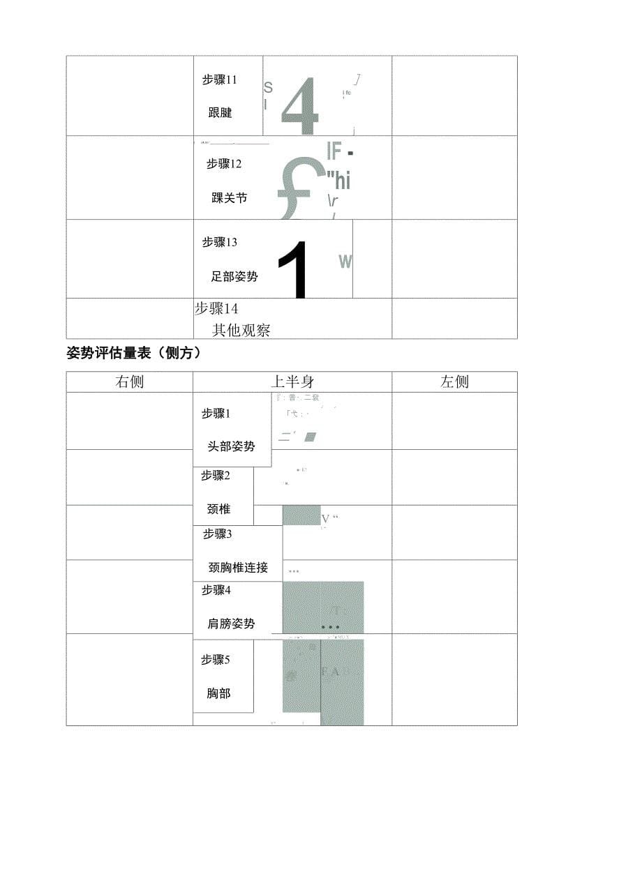 姿势评估量表_第5页