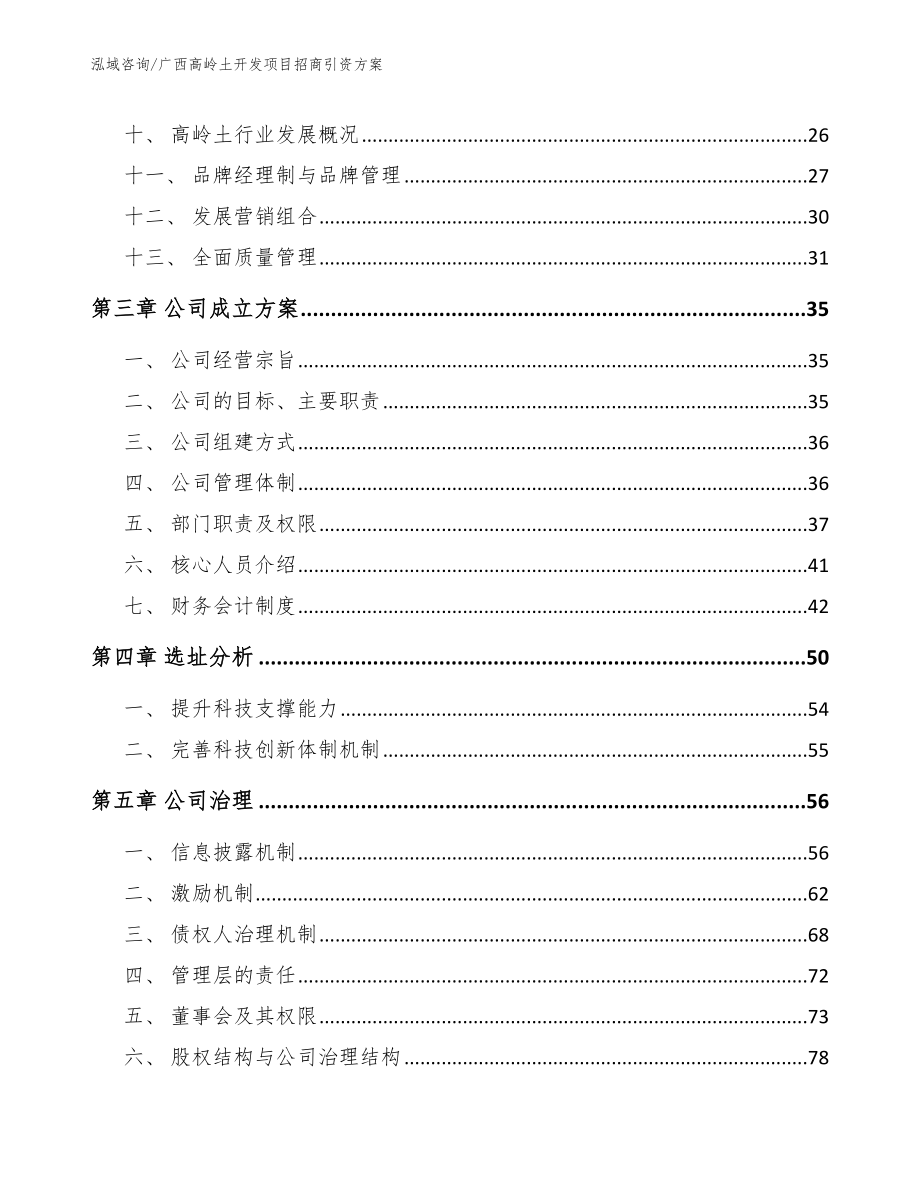 广西高岭土开发项目招商引资方案（模板范文）_第2页