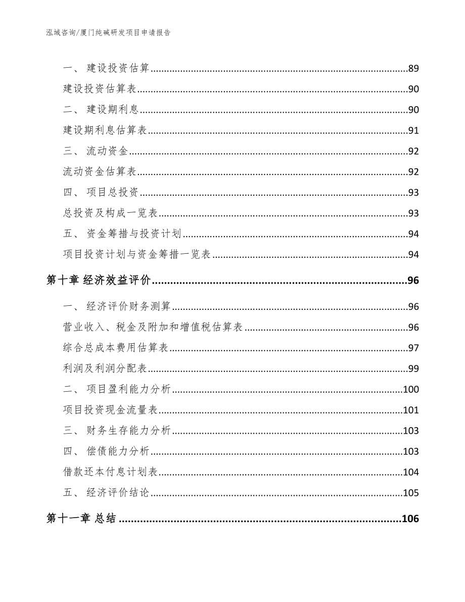 厦门纯碱研发项目申请报告_第5页