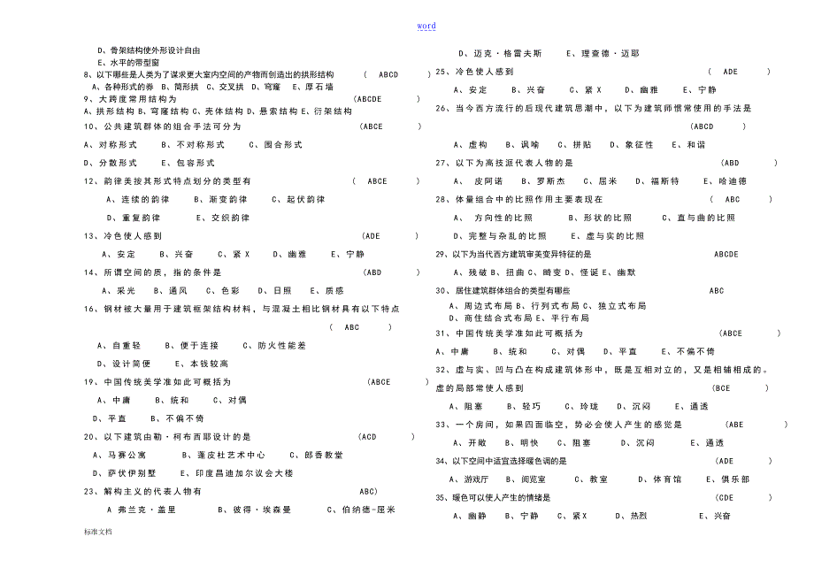 室内地空间组合与理论串讲资料_第4页