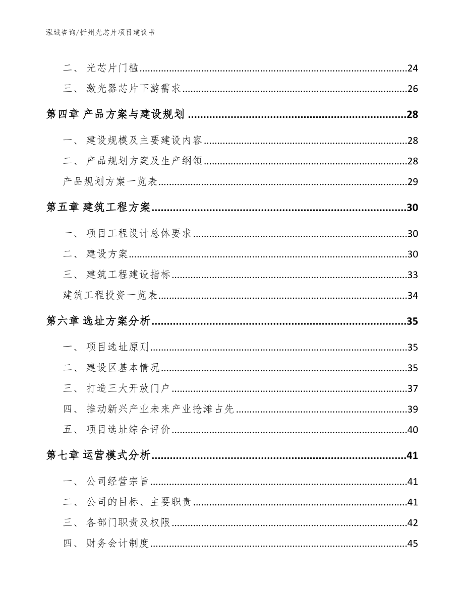 忻州光芯片项目建议书（范文模板）_第2页