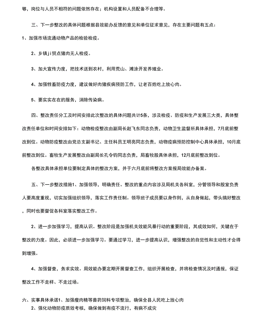 效能风暴行动自查剖析整改措施_第2页