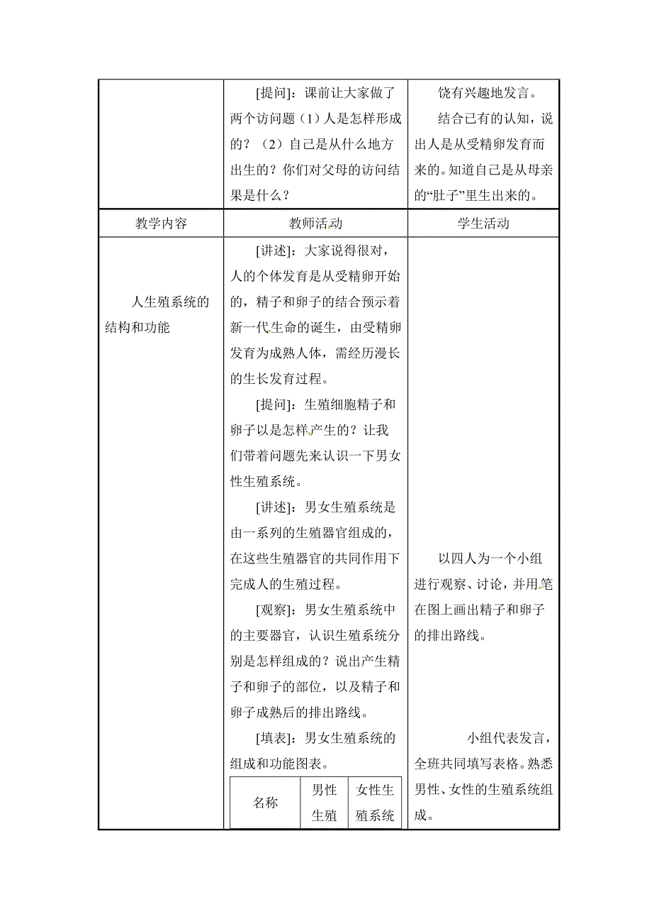 《精卵结合孕育新的生命》第1课时参考教案.doc_第2页