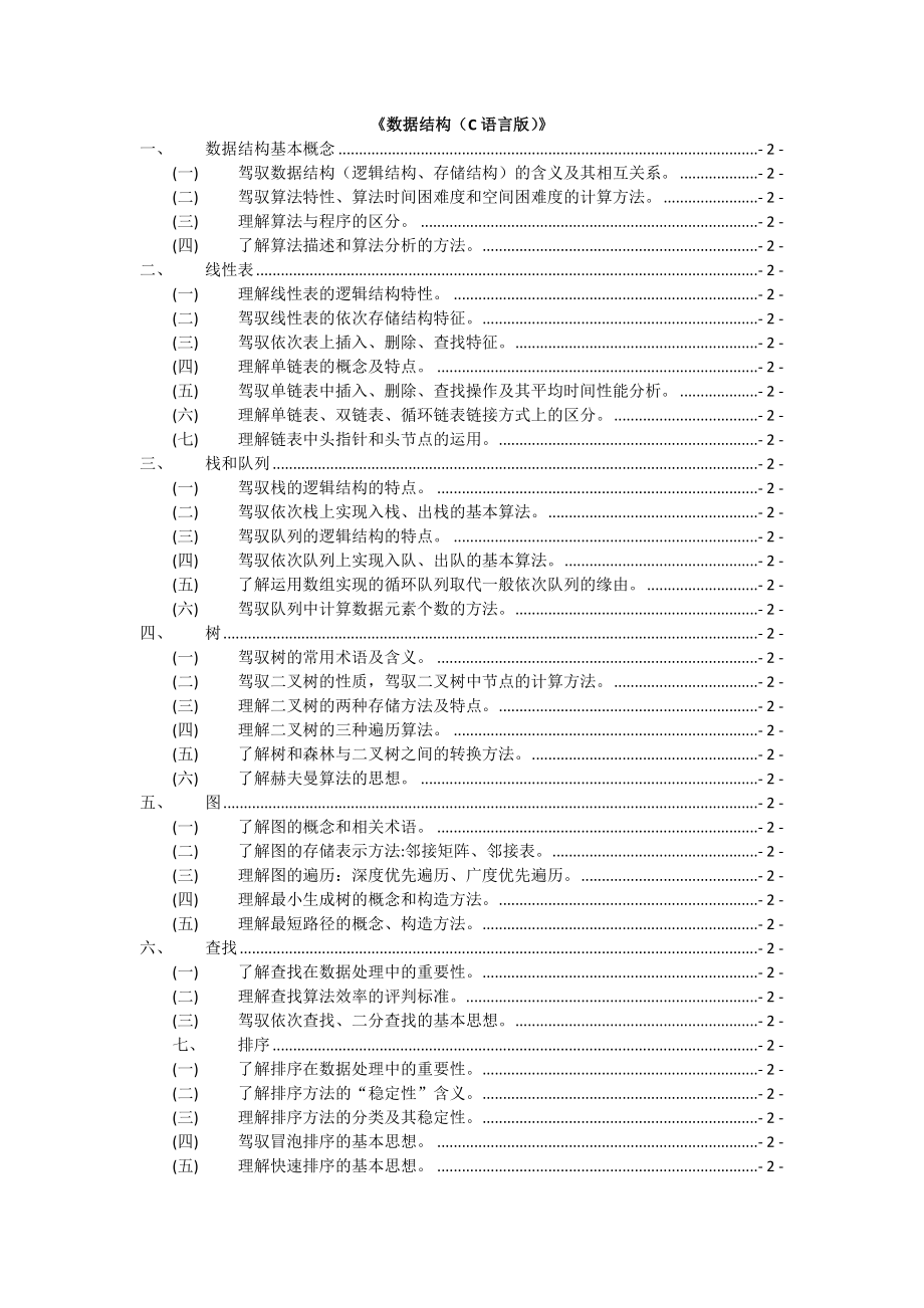 计算机科学与技术专业专升本考试大纲知识点汇总_第3页