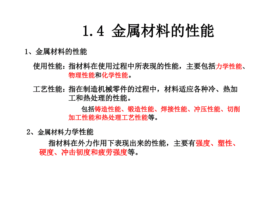 材料性能和热处理PPT课件_第2页