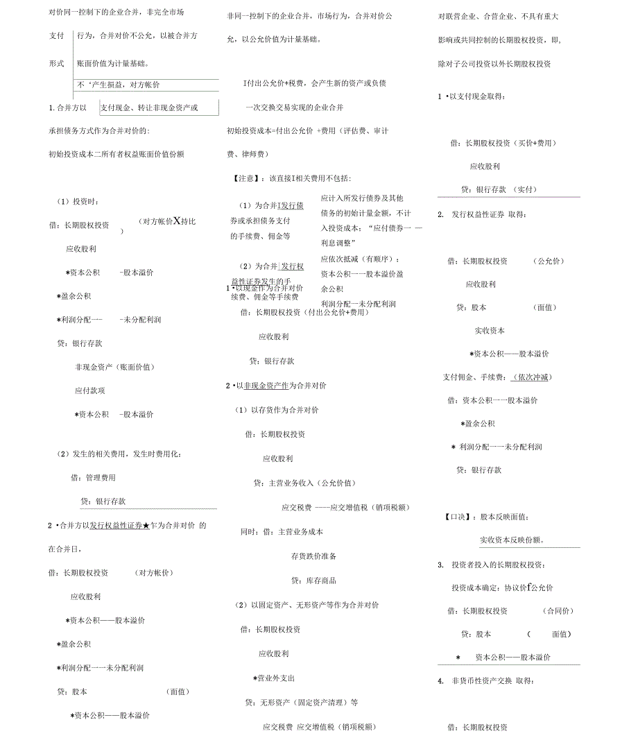 注会复习资料笔记总结_第2页