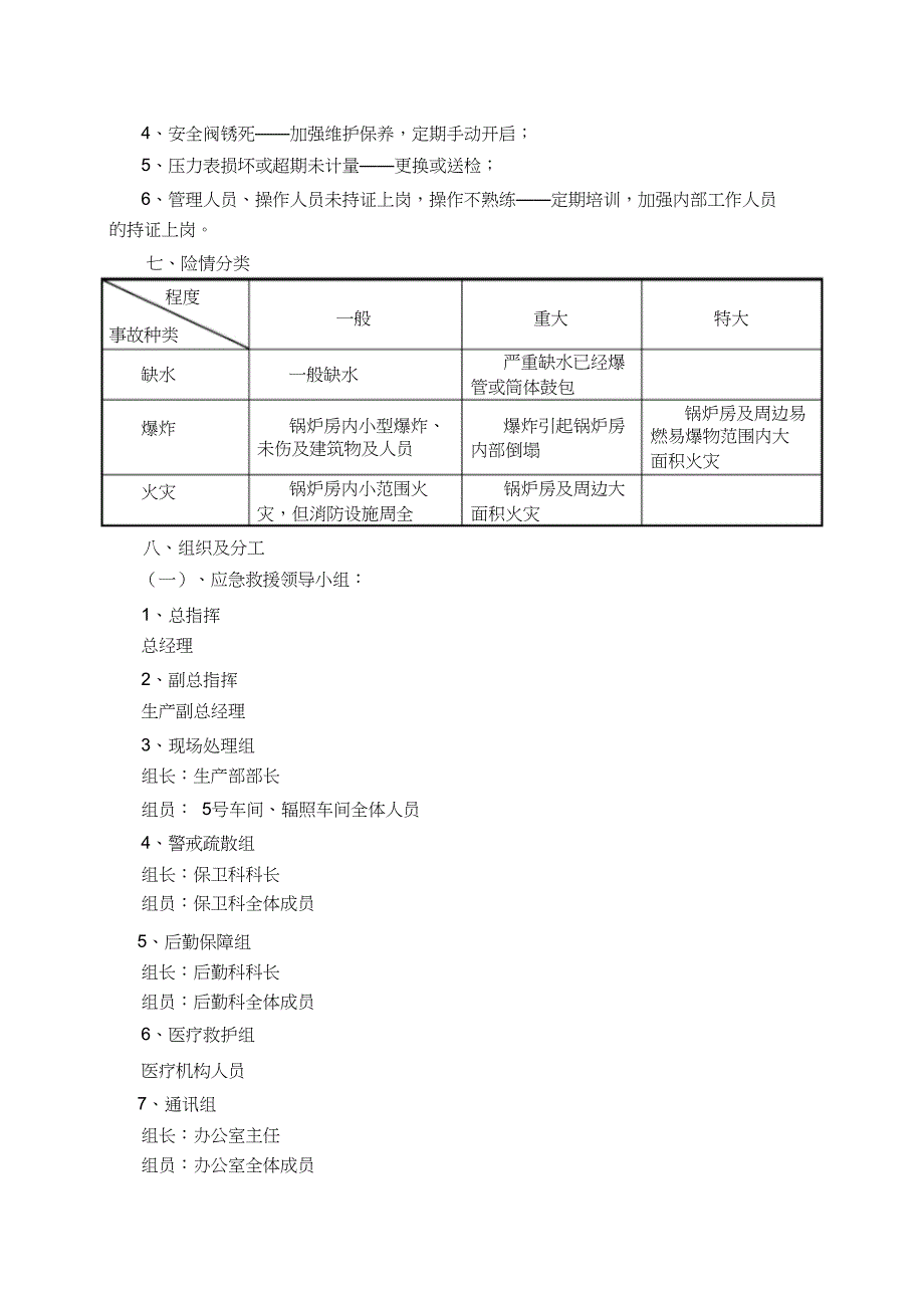 锅炉安全事故应急预案（完整版）_第2页