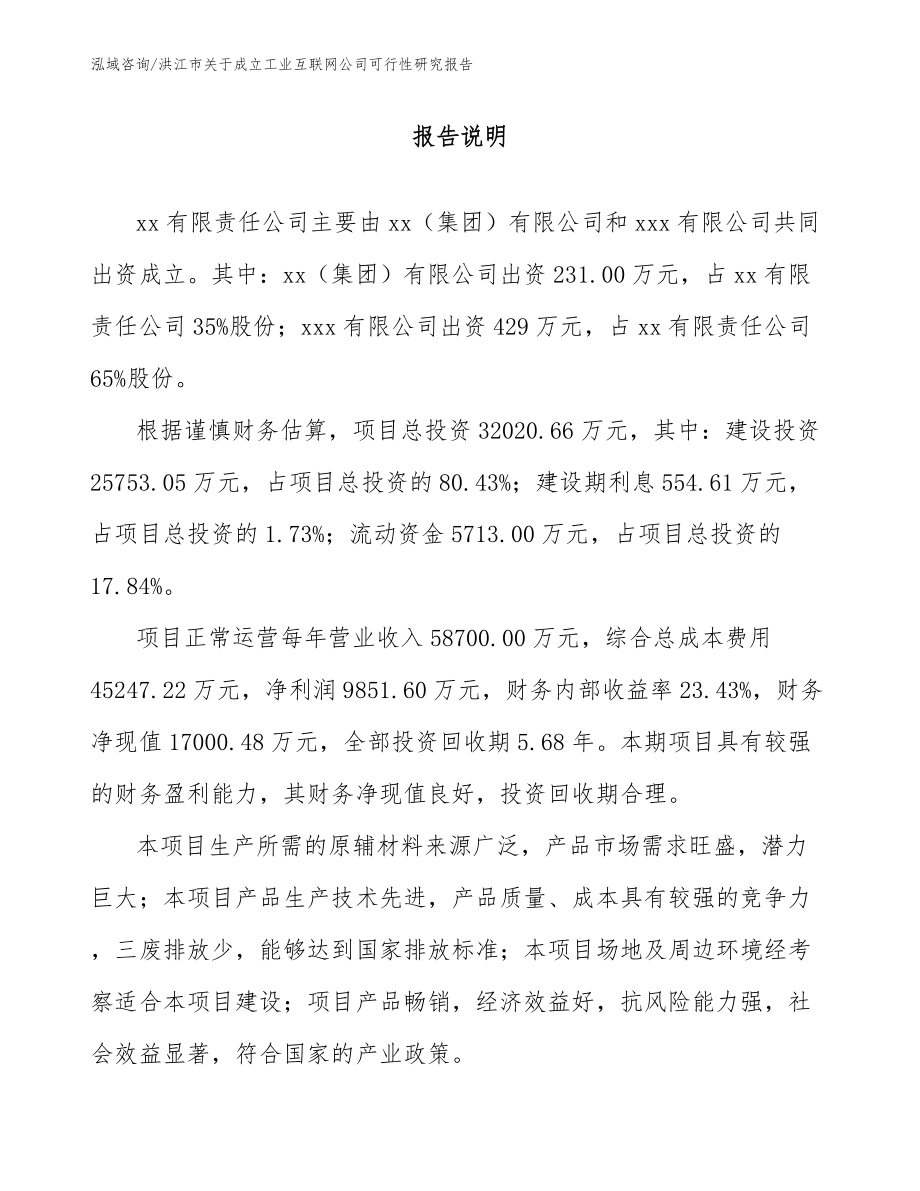 洪江市关于成立工业互联网公司可行性研究报告_第2页