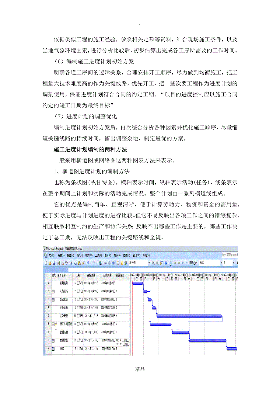 进度计划如何编制_第2页