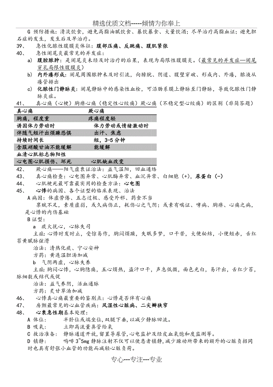 中医急症学考试重点---成都中医药大学_第4页