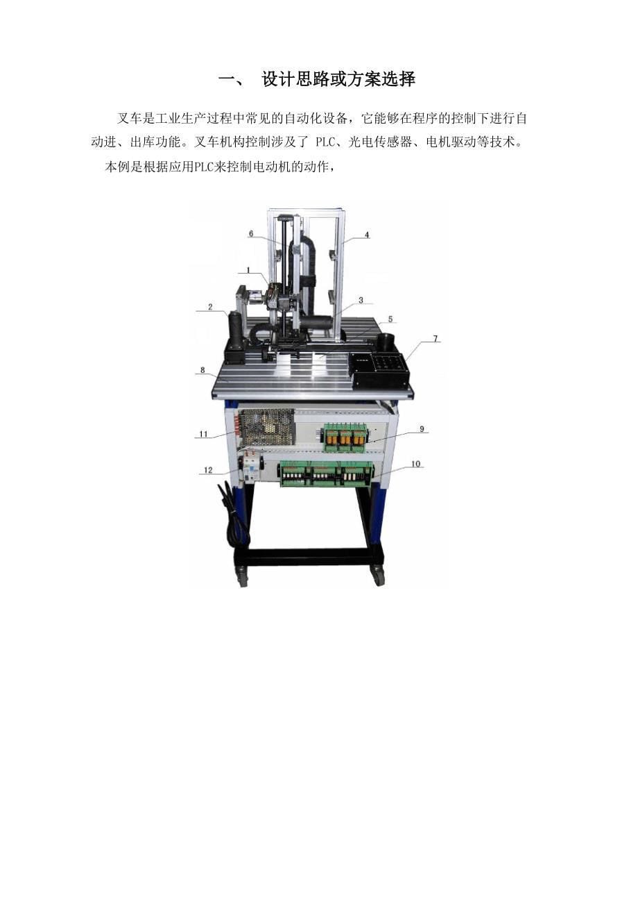 立体仓库电气控制设计_第5页