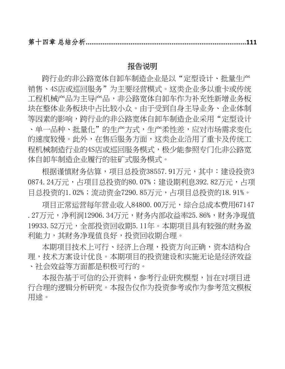 宁波专用车项目可行性研究报告(DOC 78页)_第5页