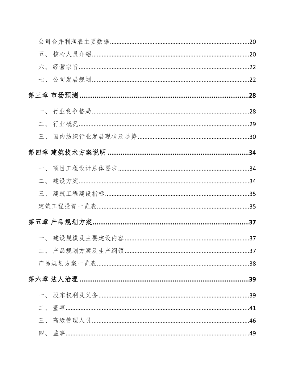 石家庄工业基布项目可行性研究报告_第2页