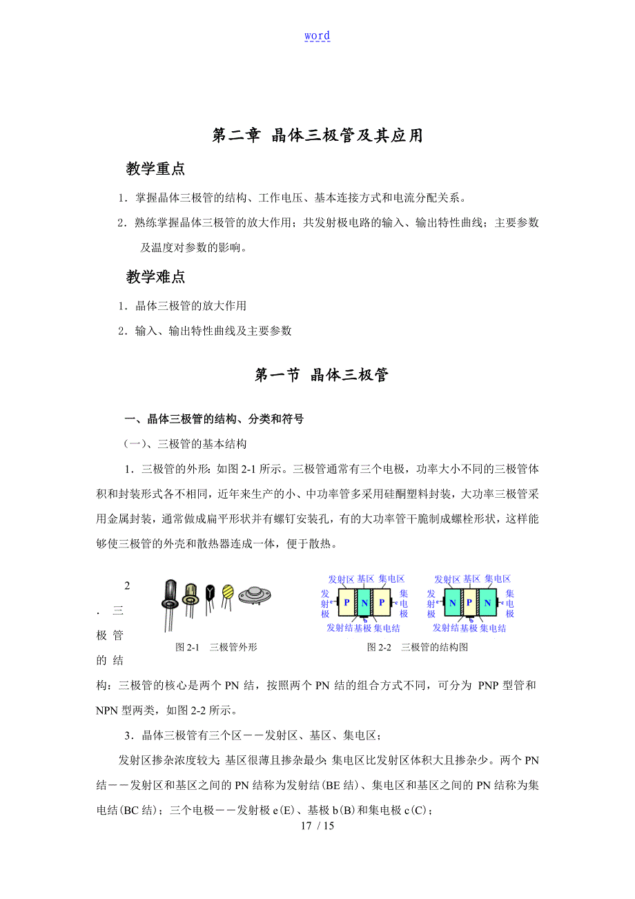 晶体三极管地指导应用_第1页