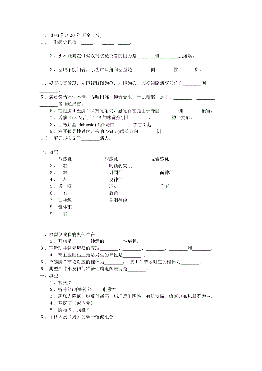 神经内科填空题.doc_第1页