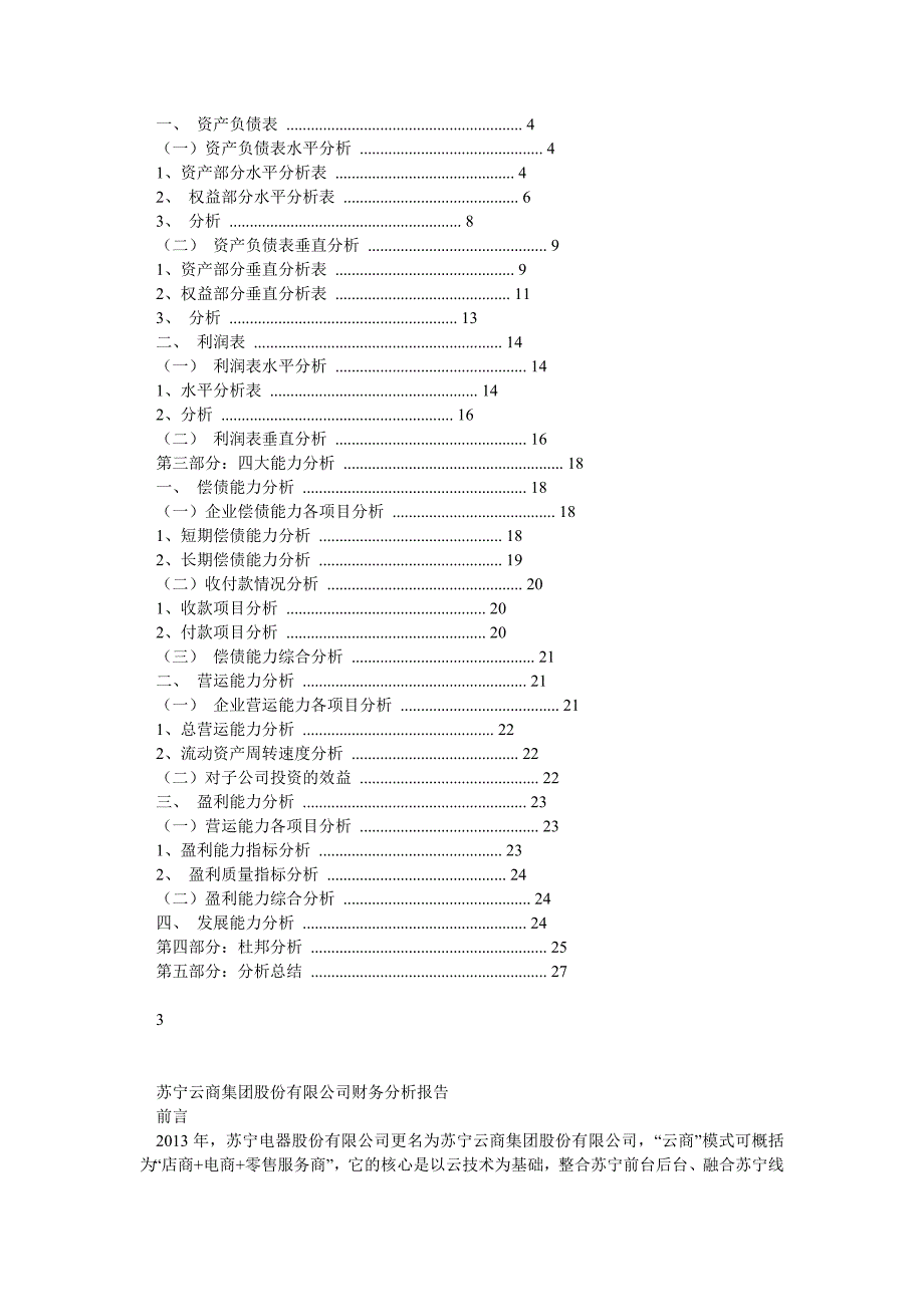苏宁云商集团股份有限公司财务分析报告_第2页
