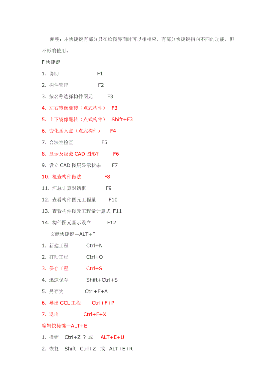 广联达快捷键_第1页