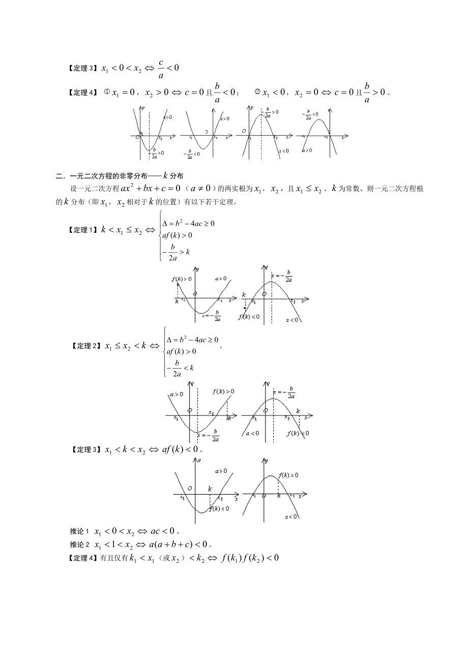 函数零点与一元二次方程根的分布指南_第2页