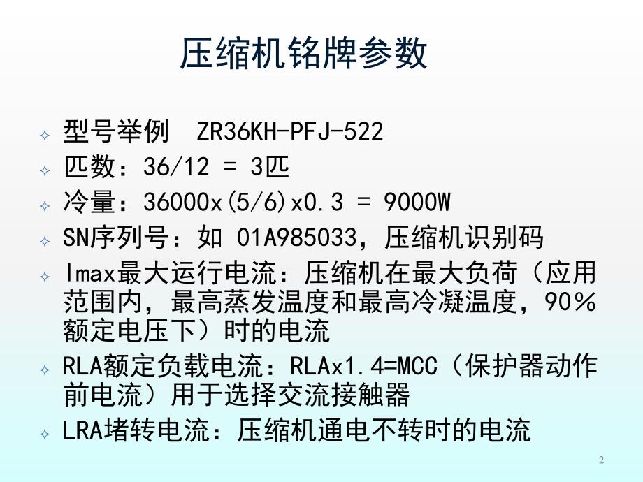 涡旋压缩机的故障与更换ppt课件_第2页