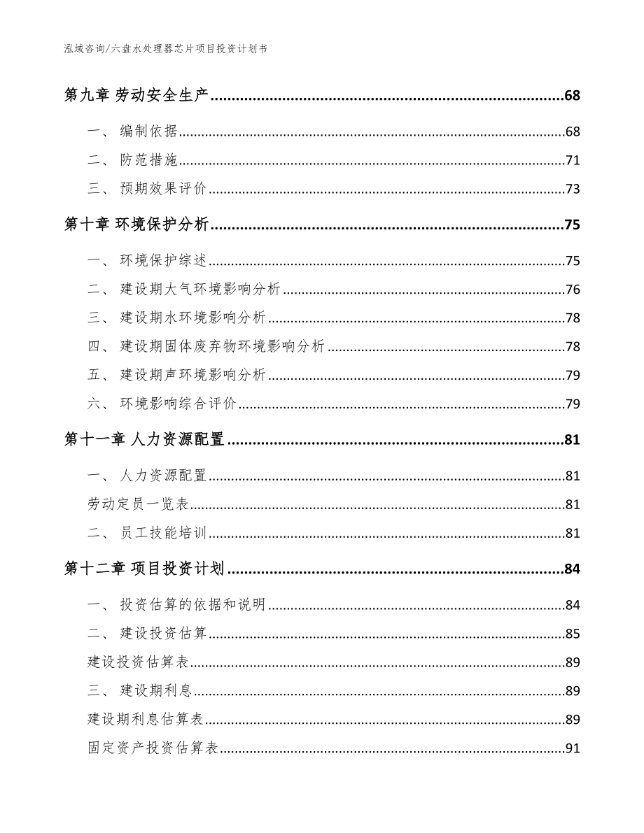 六盘水处理器芯片项目投资计划书参考范文_第4页