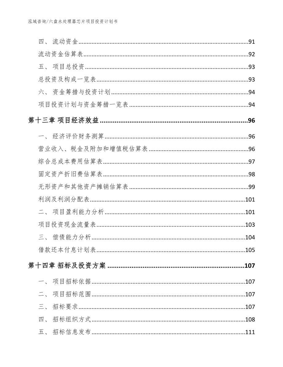 六盘水处理器芯片项目投资计划书参考范文_第5页