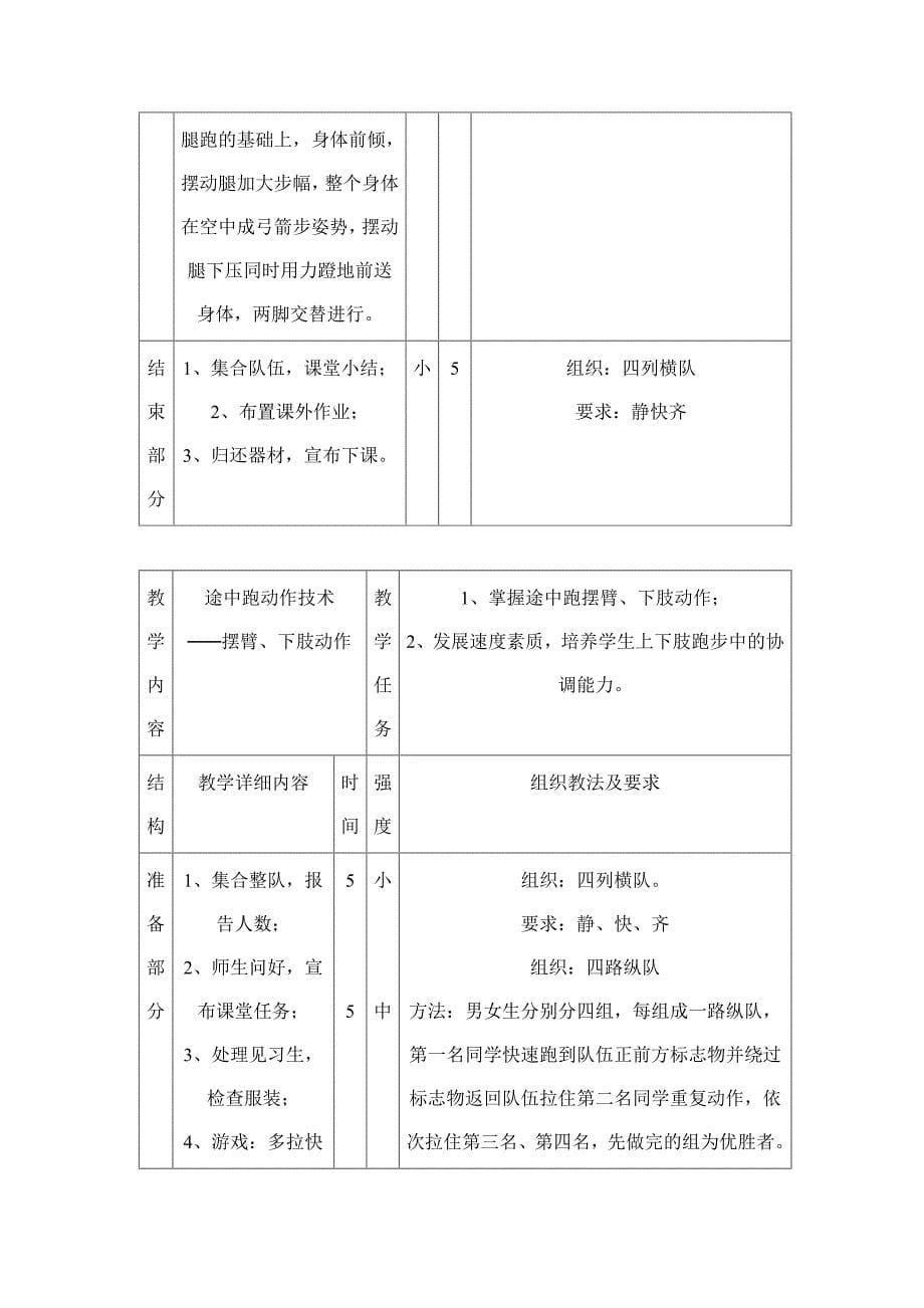 短跑教案 (2)_第5页