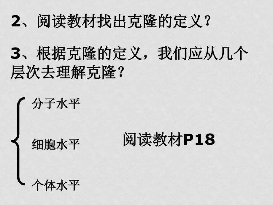 高中生物《克隆技术》课件浙江版选修三第一节(729)_第3页