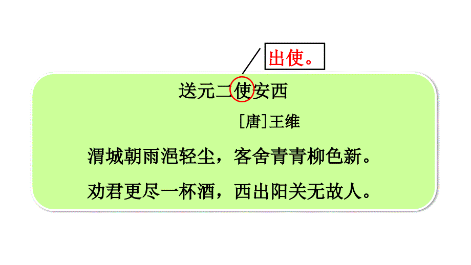 2020新部编版语文六年级下册2-送元二使安西ppt课件_第3页