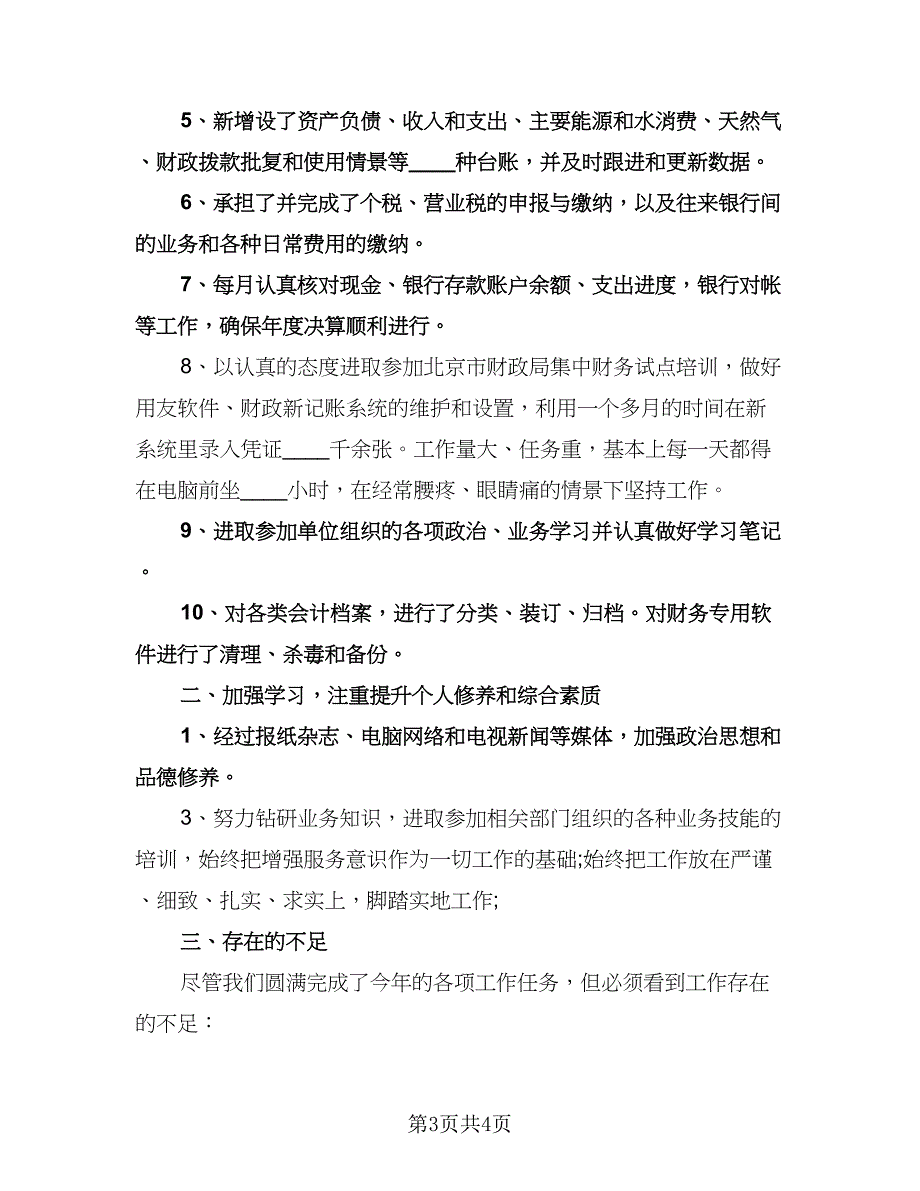 出纳年度个人工作计划标准范文（二篇）.doc_第3页