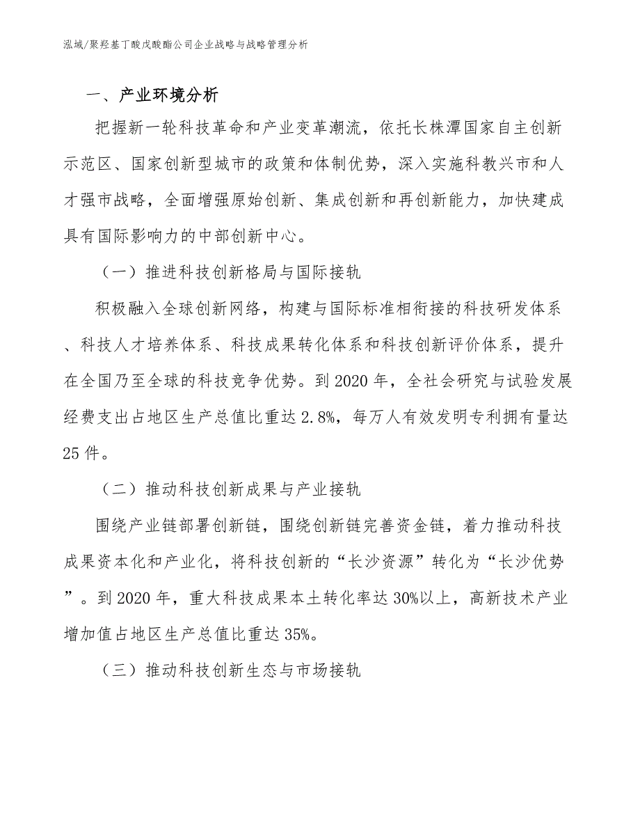 聚羟基丁酸戊酸酯公司企业战略与战略管理分析（参考）_第2页