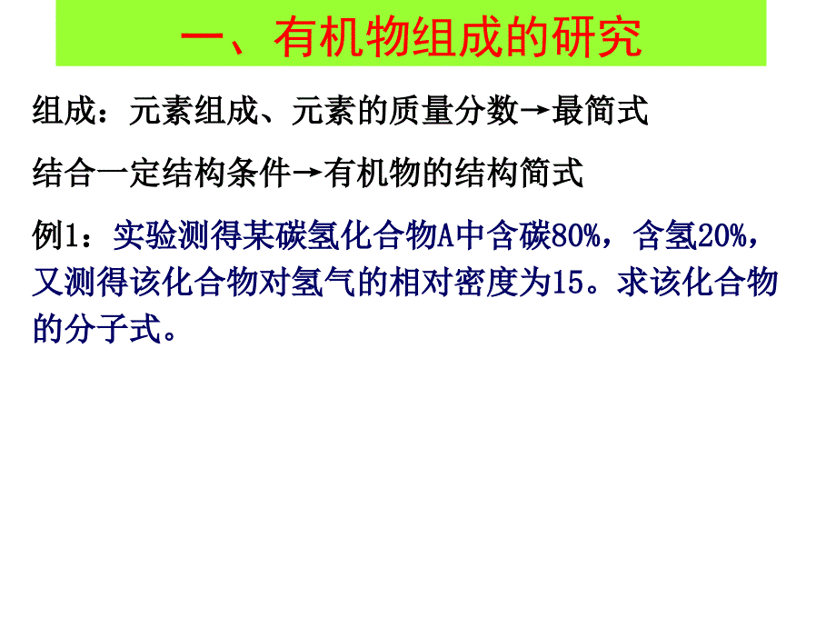 名校联盟浙江省温州市第十一中学高二化学科学家怎样研究有机物课件_第3页