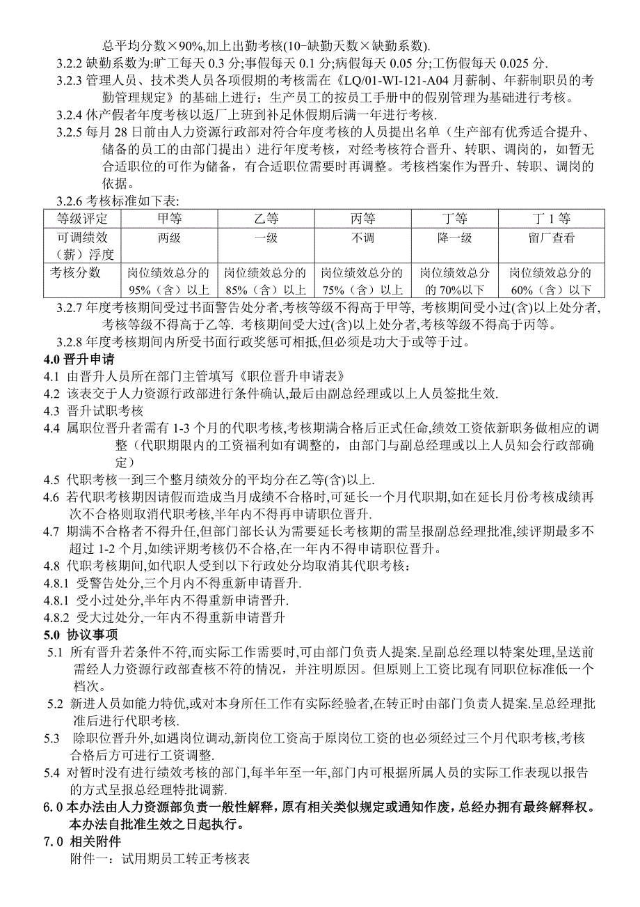 新聘员工试用期管理制度修改中_第3页