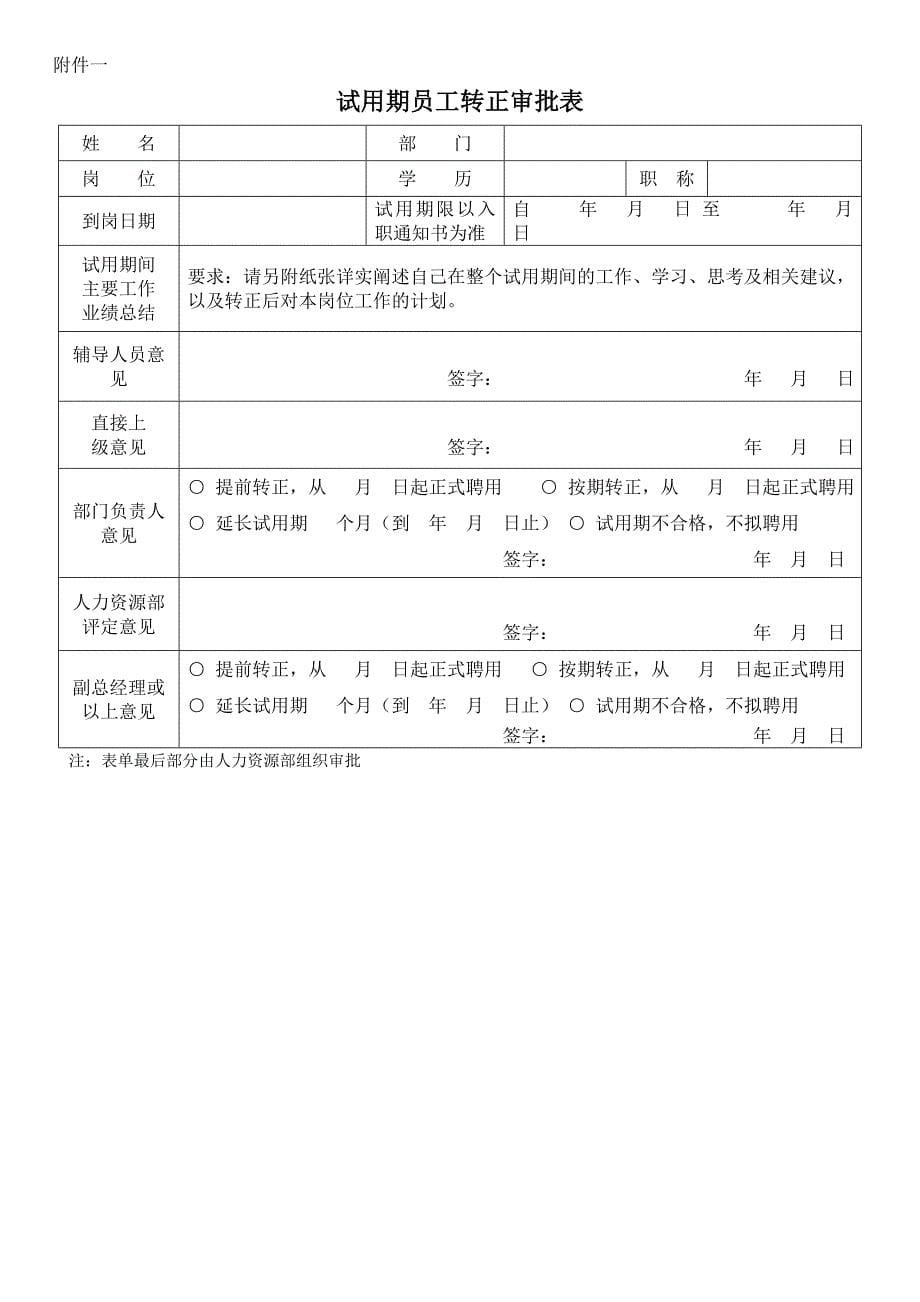 新聘员工试用期管理制度修改中_第5页