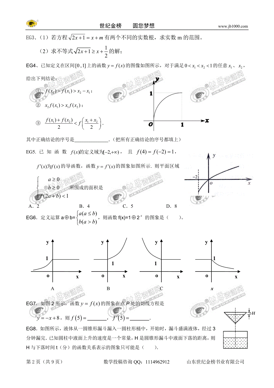 高考数学总复习讲义6：函数图像.doc_第2页