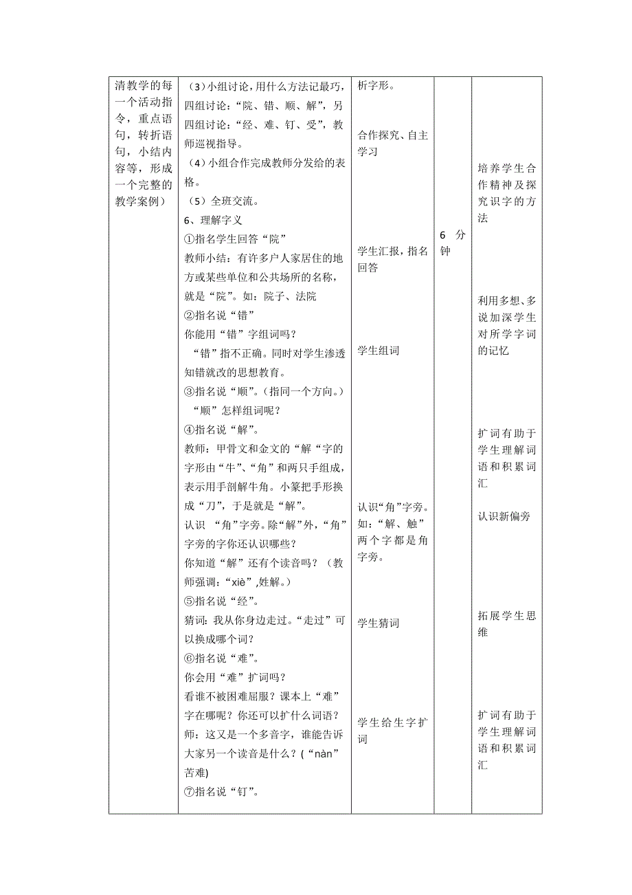 《爱发脾气的孩子》的生字教学教案_第4页