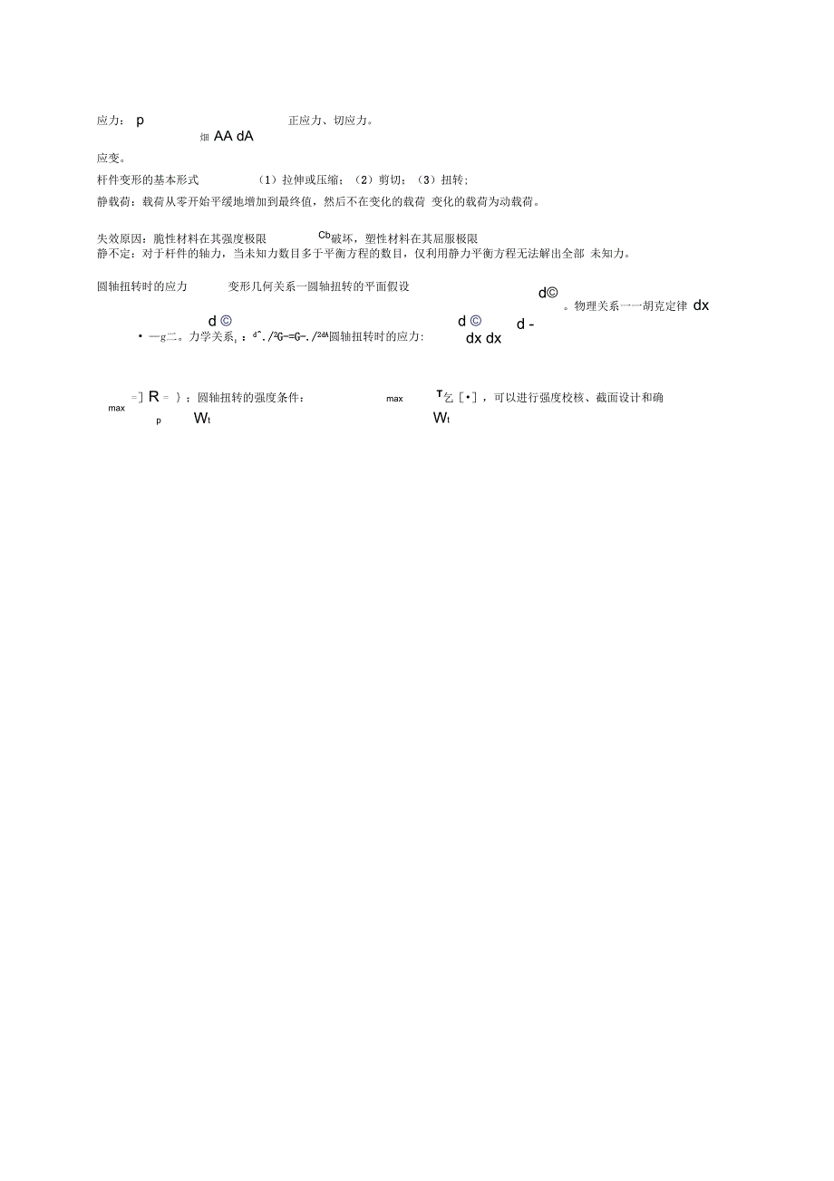 材料力学公式汇总_第2页