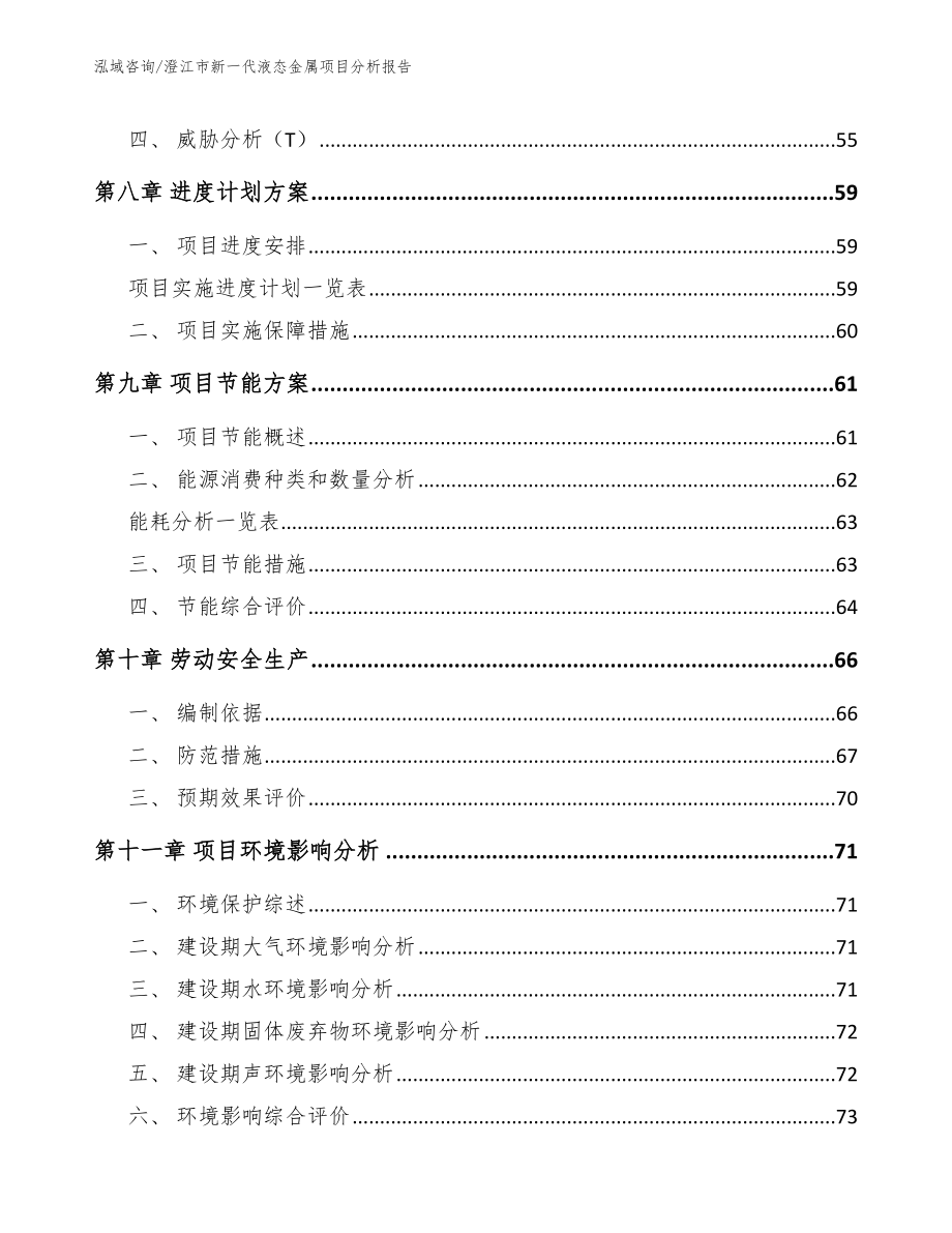 澄江市新一代液态金属项目分析报告_模板范文_第3页