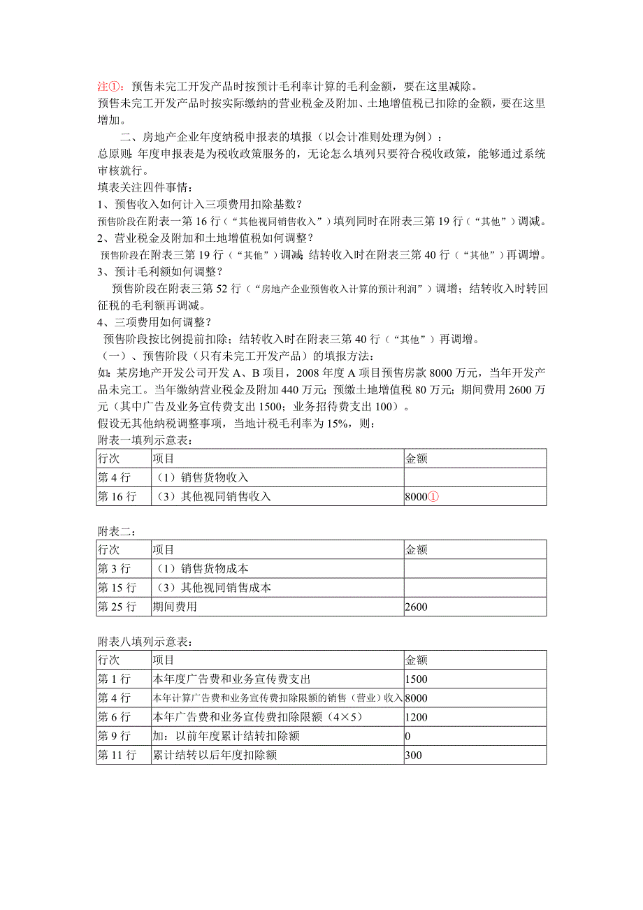 房地产企业月(季)和年度申报表的填报方法_第2页