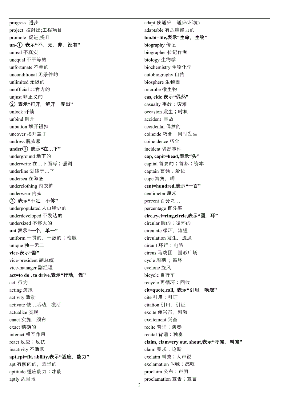 高中单词根词缀记忆.doc_第2页