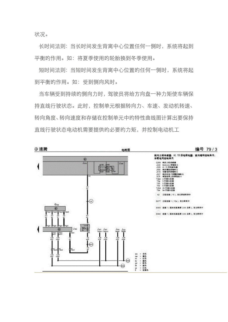 汽大众速腾电动转向助力系统组成及工作原理_第4页