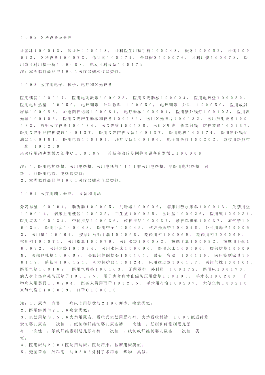 第十类外科,医疗,牙科和兽医用仪器及器械,假肢,假眼和假牙,矫形用品,缝合用材料_第2页